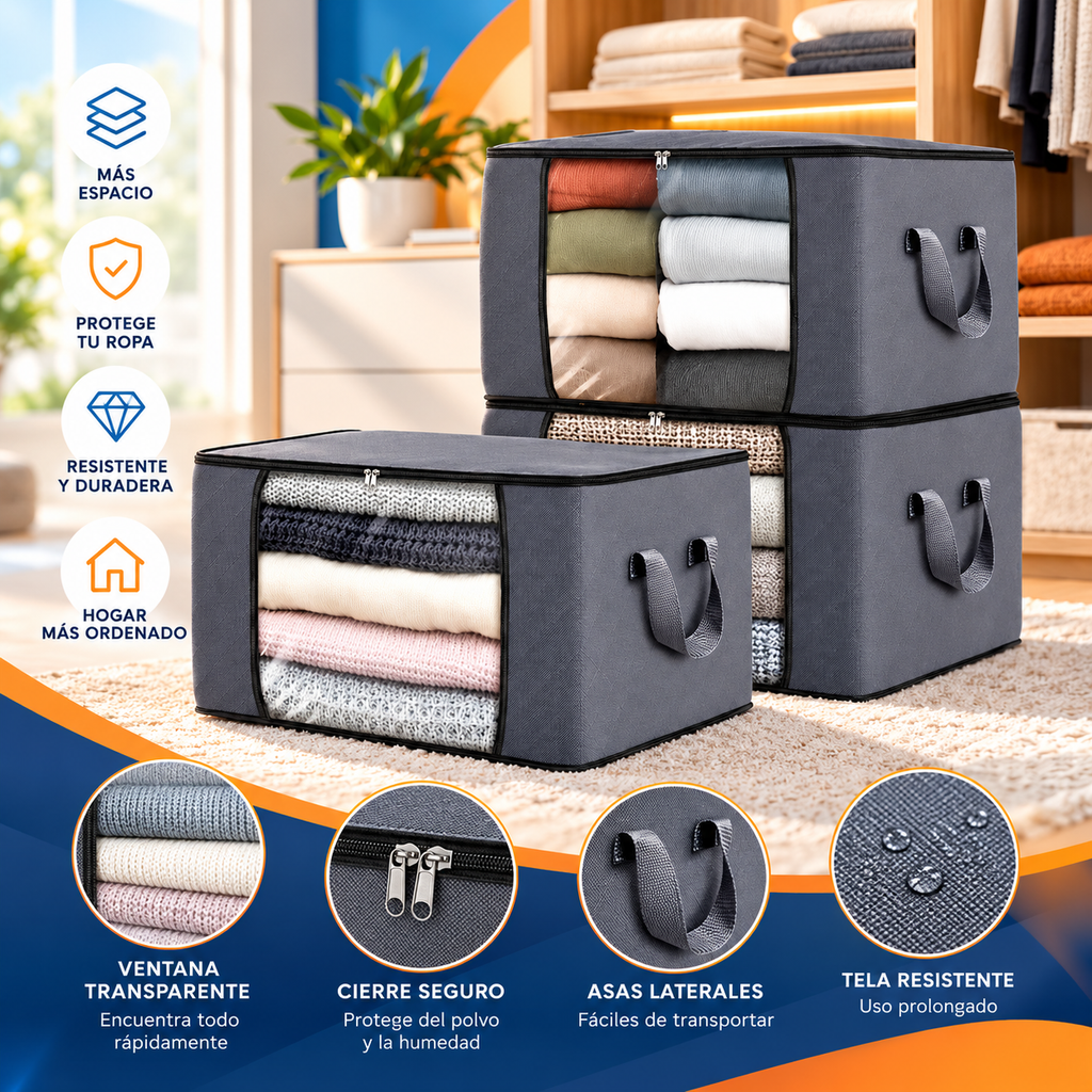 Set Organizador de Ropa x3